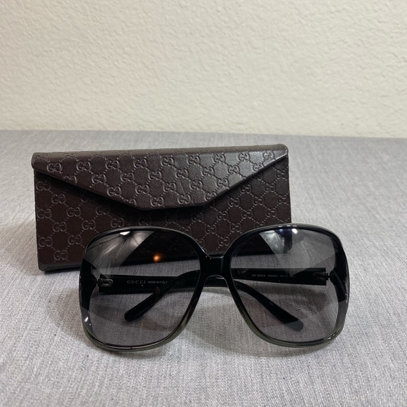 Gucci GG Heart Sunglasses 3500/s Black - Picture 1 of 6